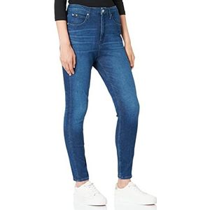 Calvin Klein Jeans Dames High Rise Super Skinny Ankle Jeans, Denim Donker, 30W (Regular)