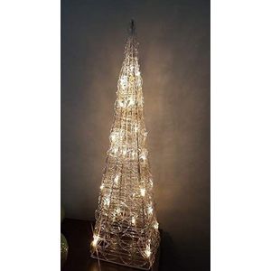 ILUMINACIÓN DE DISEÑO Moderne kerstboom met 30 leds, wit, 60 cm