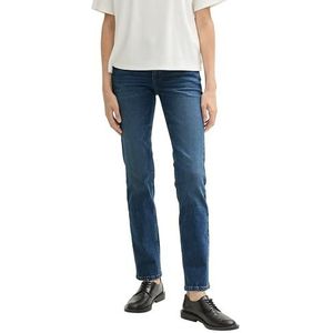 TOM TAILOR Alexa Straight Jeans voor dames, 10281 - Mid Stone Wash Denim, 31W x 30L