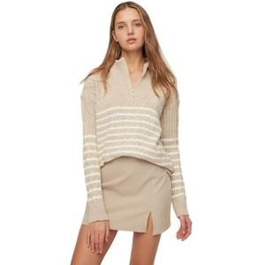 Trendyol Acryl Trui - Beige - Regular M Beige, Beige, M