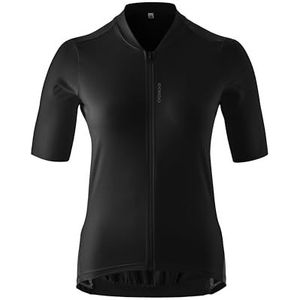 Gonso - SITIVO - Fietsshirt - Rood - Dames - Korte Mouwen - Ademend Fietstricot met Achterzak