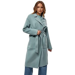 Minus Dames Chantal Coat, Misty Blue, 40