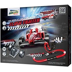 Darda Racebaan Flash Fighter 3 Meter Rood/zwart