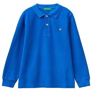 United Colors of Benetton Poloshirt voor kinderen en jongeren, Bluette 36u, 140