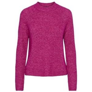 PIECES Vrouwelijke trui geribbeld, bitterwit, XS