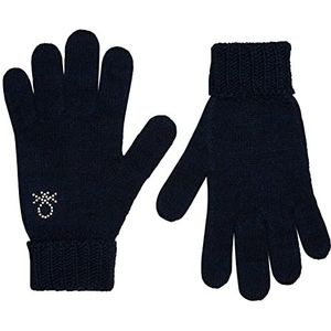 United Colors of Benetton Gebreide handschoenen voor meisjes, donkerblauw 852, 168 cm