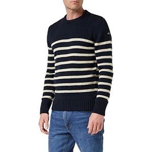 Schott NYC - Herentrui - Blauw - Lange Mouw - Casual Pasvorm