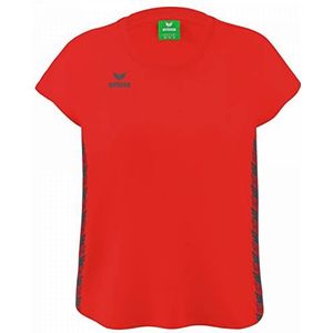 Erima heren Essential Team T-Shirt (2082214), rood/slate grey, 40