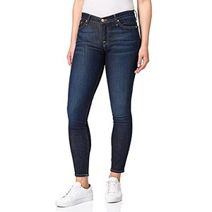 7 For All Mankind The Skinny Crop Bair Rinsed Indigo Jeans voor dames