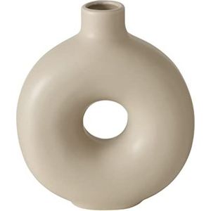 Boltze Vazen Set Lanyo (kleur beige, bloemenvaas van keramiek, ronde vorm, afmetingen 17x7x20 cm, decoratieve vaas) 2024829