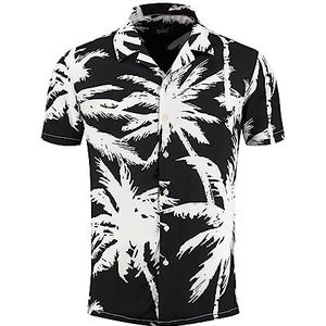 Key Largo Heren MSH Aruba shirt met korte mouwen, wit (1000), XL
