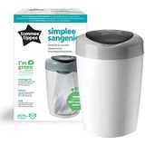 Tommee Tippee Simplee Sangenic-luierverzorgingscontainer met een navulcassette grijs