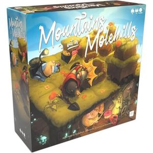 The OP USAopoly - Mountains Out Of Molehills - Uniek bordspel op twee niveaus - Prachtig artwork - Geweldig startersspel - Leeftijd 9+ - Voor 2-4 spelers - Engels