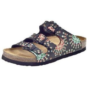 Dr. Brinkmann Dames 700716 slippers, zwart, zwart, veelkleurig, 44 EU