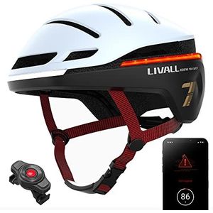 Livall EVO21 White Medium - (Smart) fietshelm - SOS functie - LED richtingaanwijzers - Smart verlichting