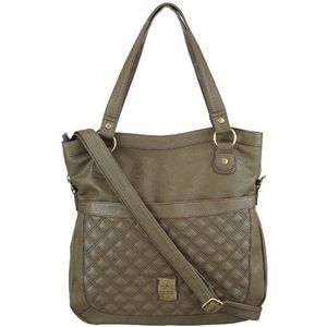 s.Oliver (Bags Casual Quilted 39.308.94.6976, dames shopper 39x37x13 cm (B x H x D), groen 7984