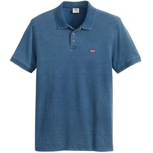 Levi's Slim Housemark poloshirt voor heren, met button-down-kraag, True Indigo Light in, XS