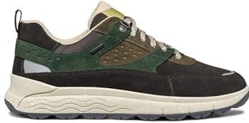 Geox - U Spherica 4x4 B Abx - Sneakers - Dk Coffee Dk Green - Ademend