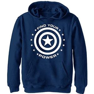 Marvel Avengers Classic - Captain Power YTH Hoodie Oxford navy 9/11