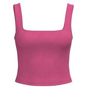 PIECES Pcnukisa Cropped Tank Noos Bc Top voor dames, shocking pink, XL
