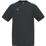 Erima Unisex kinderen CMPT 3 Wings T- Shirt (2082552), zwart/Curacao, 128