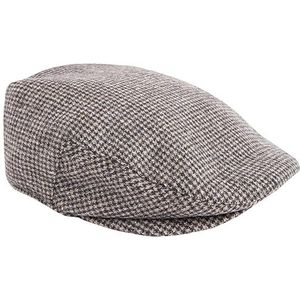 Hackett London Tweed Flatcap voor heren, Bruin (bruin), One Size