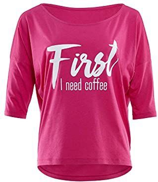 Winshape - MCS001 - Functioneel Shirt - Pink/Wit - Driekwart Mouw