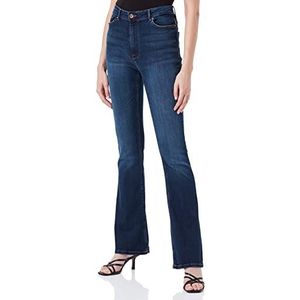 ONLY ONLPaola HW Flared Jeans voor dames, donkerblauw (dark blue denim), S / 31L
