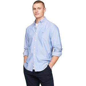 Tommy Hilfiger Men's Heritage Oxford Solid Regular Long Sleeve Shirts