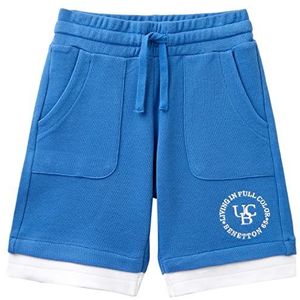 United Colors of Benetton Bermuda 35DWC901K shorts, intens lichtblauw 3F4, KL kinderen, intens lichtblauw 3f4, 160 cm