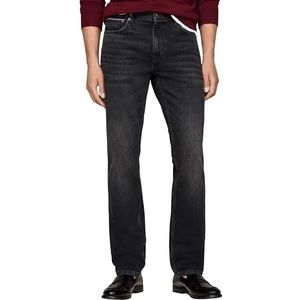 Tommy Hilfiger Heren Straight Denton STR Twain BLK MW0MW36673, Recht, Denim, 3029, Denim (Twain Black), 29W / 30L