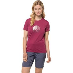 Jack Wolfskin Crosstrail Graphic T W T-shirt met korte mouwen voor dames