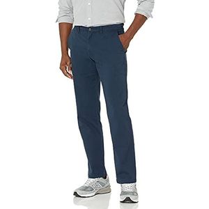 Amazon Essentials Heren Straight-Fit Casual Stretch Khaki, Navy, 36W x 33L