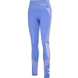 hummel Hmlmt Unite Naadloze yogabroek voor dames, met Beecool-technologie met gerecycled polyamide met gerecycled polyester