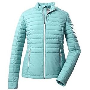 killtec Women's Gewatteerde jas/jack in donzen look KOS 116 WMN QLTD JCKT, ice-blue, 44, 37926-000