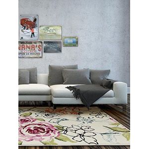 benuta tapijt Noa Multicolor 120x170 cm | Modern tapijt voor woon- en slaapkamer