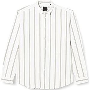 Sisley Heren 5UCMSQ01K Shirt, Multicolor 911, 38, Multicolor 911, 38