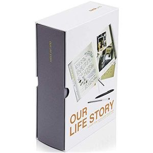 Suck UK My Life Story Journal and Personal Diary/kookboek voor familierecepten en kookdagboek, mijn reisdagboek, onze levensgeschiedenis Our Life Story. grijs