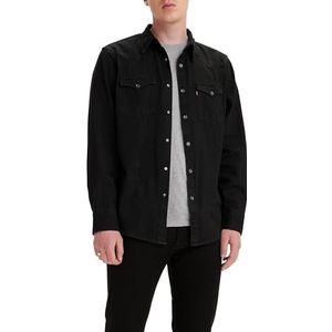 Levi's heren Barstow Western Standard, Marble Black Denim Rinse, XXL