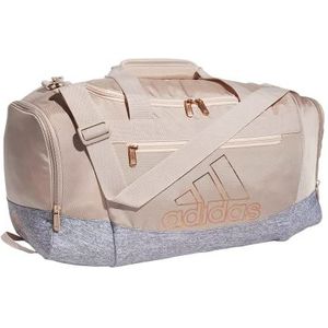 adidas Unisex Defender 4 kleine plunjezak, Wonder Taupe Beige/Jersey Grijs/Rose Goud, One Size, Defender 4 Kleine plunjezak