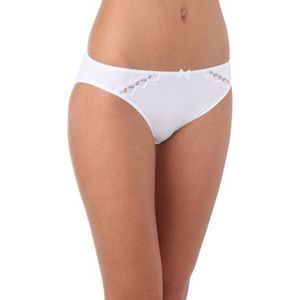 DIM - Mijn Essentials - Damesbroekje - Wit - Klassieke Pasvorm - Aangenaam Zacht Katoen