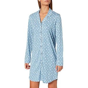 Schiesser dames nachthemd, lichtblauw, 46