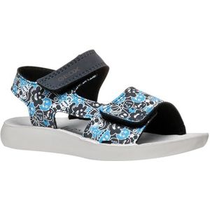 Geox J Flip-Flopy sandalen, marineblauw/blauw, maat 28, Marine Azure, 28 EU
