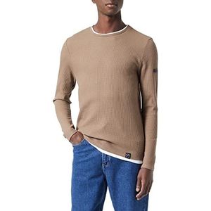 Key Largo Stefano rond sweatshirt voor heren, bruin (1600), XL