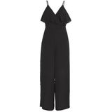 Jumpsuit - V-hals - Zwart