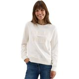 Cecil - Sweatshirt - Vanilla White - Lange Mouwen - Ronde Hals