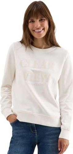 Cecil - Sweatshirt - Vanilla White - Lange Mouwen - Ronde Hals