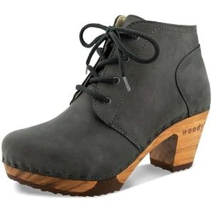 Woody Nora Enkellaarzen voor dames, Grigio, 42 EU, grijs, 42 EU