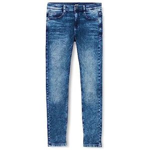 s.Oliver Jongens Slim: Stretch jeans met wassing, blauw, 104 cm (Slank)