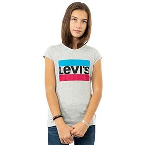 Levi's Kids Lvg Sportswear Logo Tee 4e4900 T-shirt voor meisjes, Grijs Heather, 16 Jaren